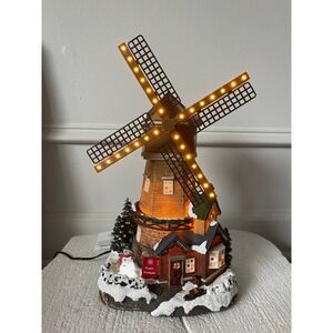 Carole Towne WYATT'S WINDMILL 2019 LED Lighted Christmas Village Lemax Tested